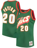 Seattle SuperSonics Gary Payton Mitchell & Ness Green 1995-96 Hardwood Classics Swingman Jersey for Men product image 1,