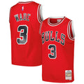 Chicago Bulls Dwyane Wade Mitchell & Ness Red 2016/17 Hardwood Classics Swingman Jersey for Men product image 1, provided