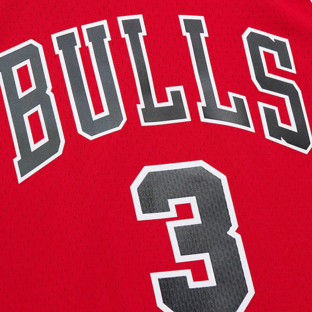 Chicago Bulls Dwyane Wade Mitchell & Ness Red 2016/17 Hardwood Classics Swingman Jersey for Men product image 4, provided