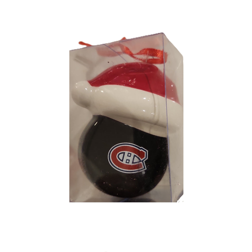 Montreal Canadiens NHL TSV Team Ornament Puck product image 2, provided for visual reference and product detail review