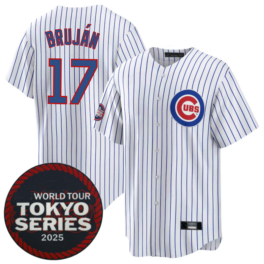 C.Cubs #17 Vidal Bruj¨¢n Player White 2025 World Tour Tokyo product image 1