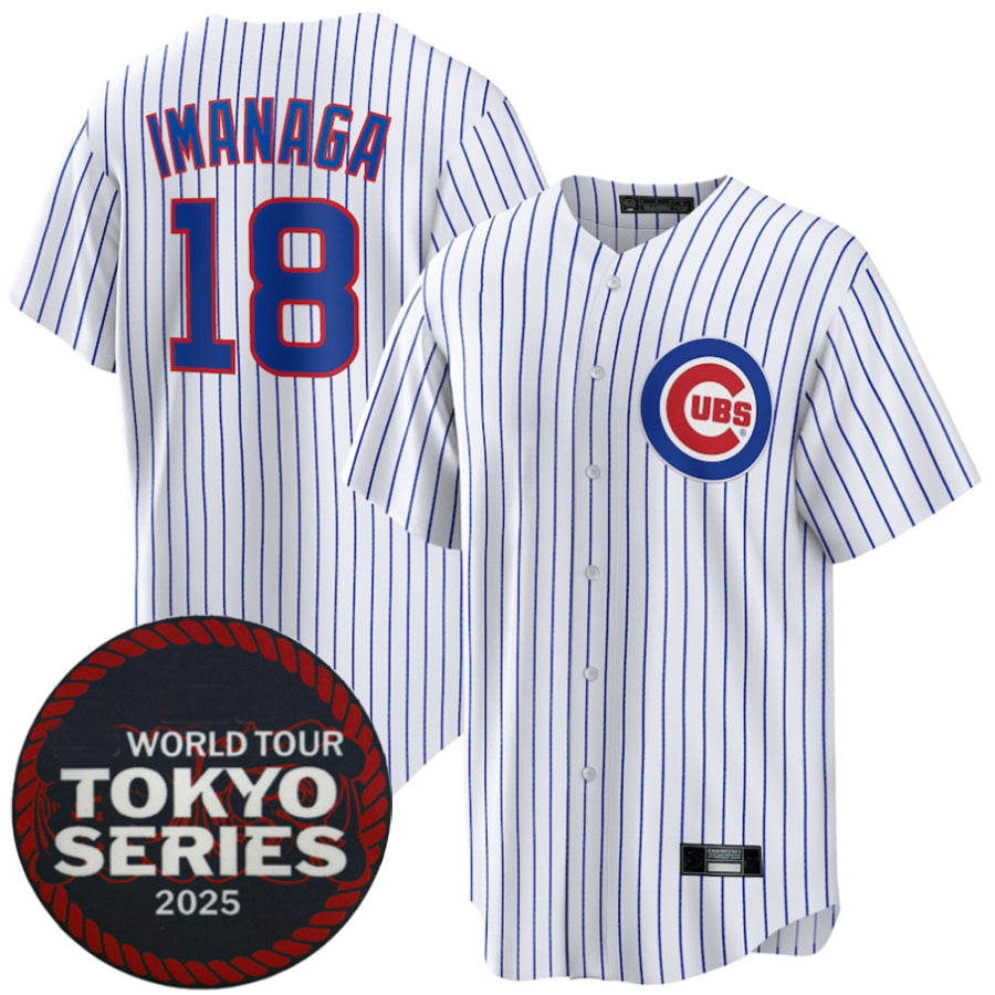 C.Cubs #18 Sh¨­ta Imanaga Player White 2025 World Tour product image 1