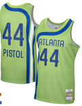 Atlanta Hawks Pete "Pistol" Maravich 1970/71 Mitchell & Ness Green Basketball Jersey product image 1, provided for visual