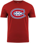 Montreal Canadiens NHL Bulletin Men Red Primary Logo T-Shirt product image 1, provided for visual reference and product