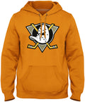 Anaheim Ducks NHL Bulletin Men Gold Express Twill Logo Hoodie product image 1, provided for visual reference and product