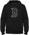 Boston Red Sox MLB Bulletin Men Black Express Twill Logo Hoodie product image 1, provided for visual reference and product
