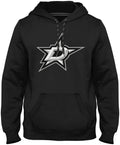 Dallas Stars NHL Bulletin Men Black Express Twill Logo Hoodie product image 1, provided for visual reference and product
