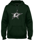 Dallas Stars NHL Bulletin Men Forest Green Express Twill Logo Hoodie product image 1, provided for visual reference and