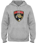 Florida Panthers NHL Bulletin Men Athletic Grey Express Twill Logo Hoodie product image 1, provided for visual reference and
