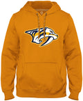 Nashville Predators NHL Bulletin Men Gold Express Twill Logo Hoodie product image 1, provided for visual reference and