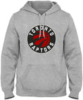 Toronto Raptors NBA Bulletin Men Athletic Grey Express Twill Logo Hoodie product image 1, provided for visual reference and
