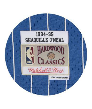 Men’s Shaquille O’Neal Orlando Magic 1994-95 Blue Swingman Replica Jersey By Mitchell & Ness product image 4, provided for