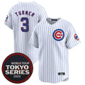 C.Cubs #3 Justin Turner Player White 2025 World Tour Tokyo product image 1