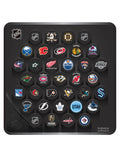 NHL Inglasco 32 Teams Basic Logo Hockey Puck Wall Plaque product image 1, provided for visual reference and product detail