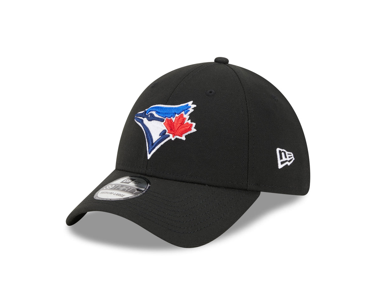 Toronto Blue Jays MLB New Era Men Black 39Thirty Team Classic Stretch Fit Hat product image 1, provided for visual reference