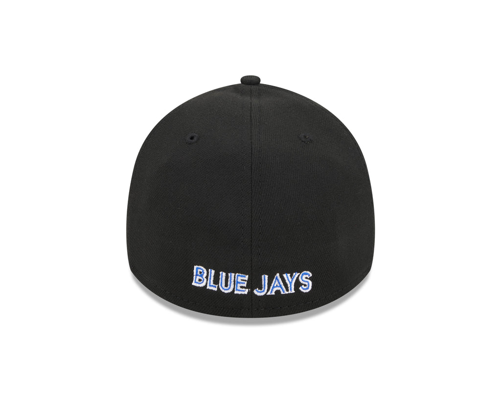 Toronto Blue Jays MLB New Era Men Black 39Thirty Team Classic Stretch Fit Hat product image 4, provided for visual reference