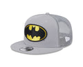 Batman DC Comics New Era Men Grey 9Fifty Trucker Snapback product image 1, provided for visual reference and product detail