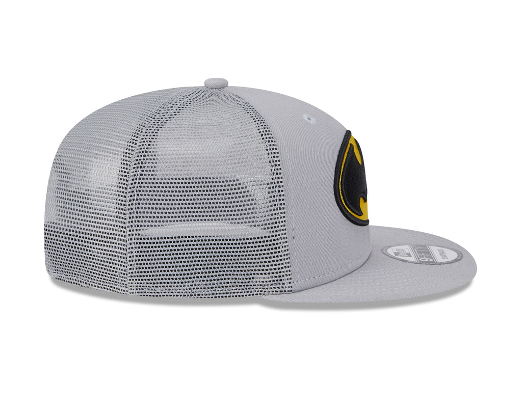 Batman DC Comics New Era Men Grey 9Fifty Trucker Snapback product image 6, provided for visual reference and product detail