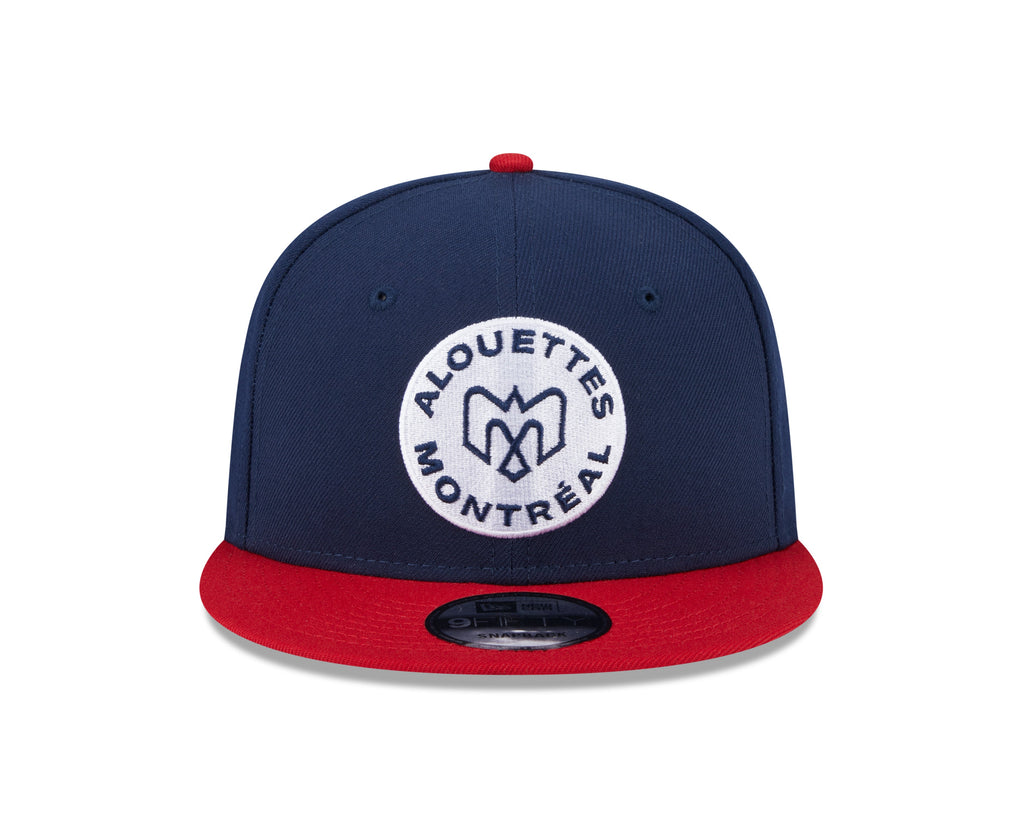 Montreal Alouettes CFL New Era Men Navy/Red 9Fifty Two Tone Snapback product image 4, provided for visual reference and