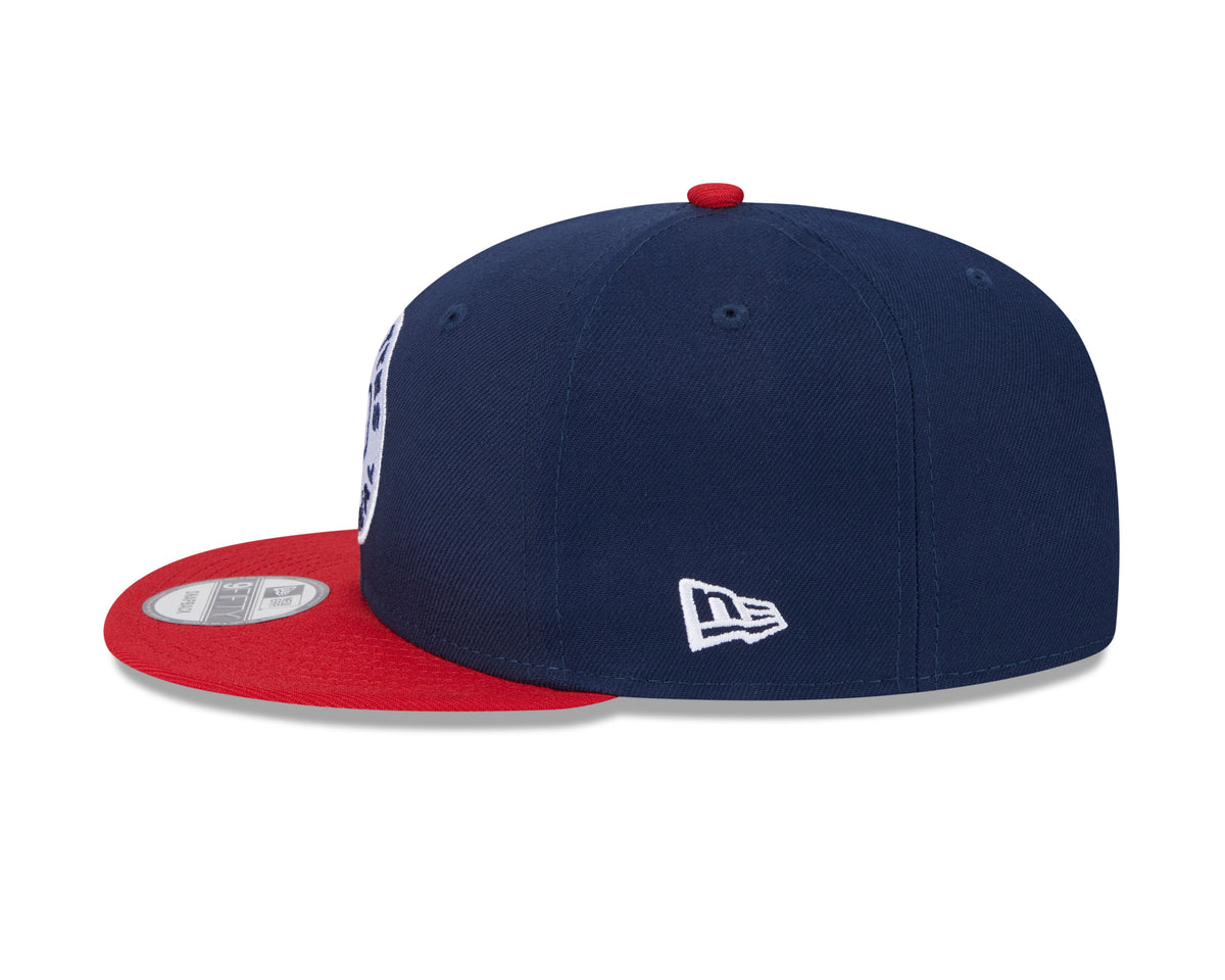 Montreal Alouettes CFL New Era Men Navy/Red 9Fifty Two Tone Snapback product image 5, provided for visual reference and