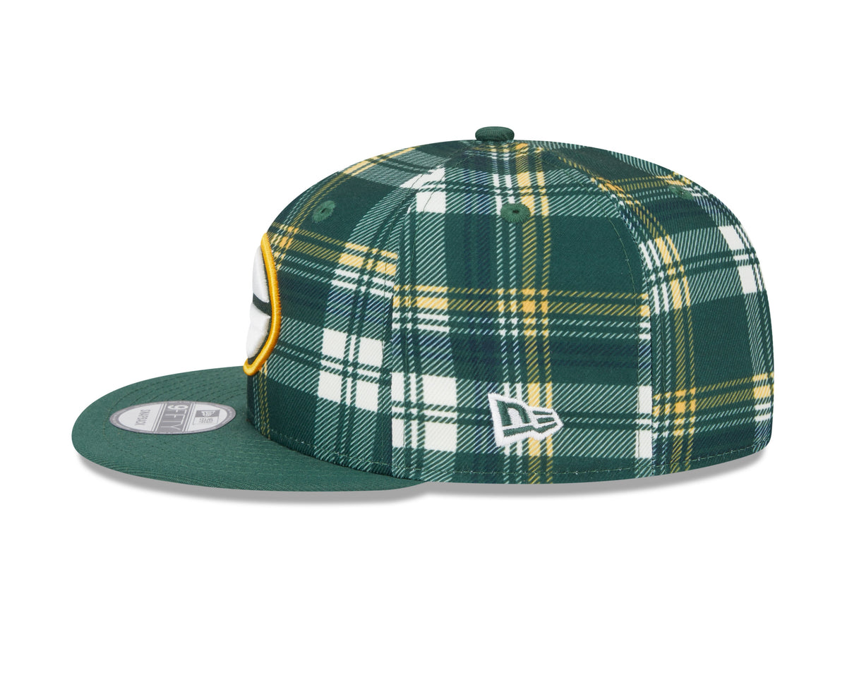 Green Bay Packers NFL New Era Men Green 9Fifty Sideline Snapback product image 4, provided for visual reference and product