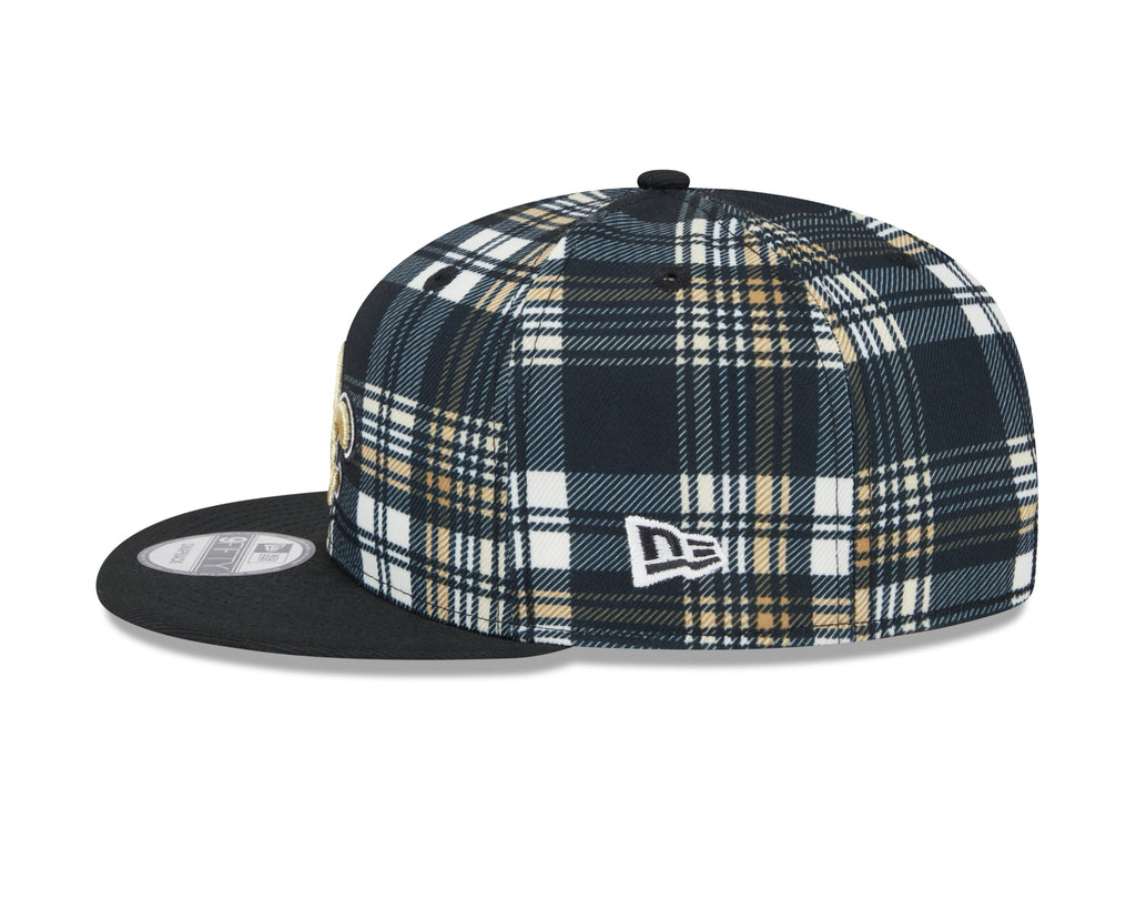 New Orleans Saints NFL New Era Men Black 9Fifty Sideline Snapback product image 4, provided for visual reference and product