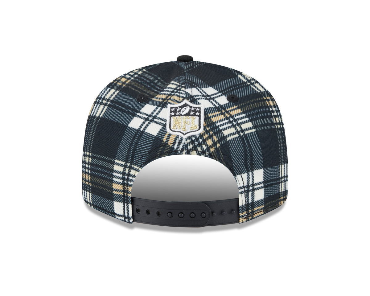 New Orleans Saints NFL New Era Men Black 9Fifty Sideline Snapback product image 2, provided for visual reference and product