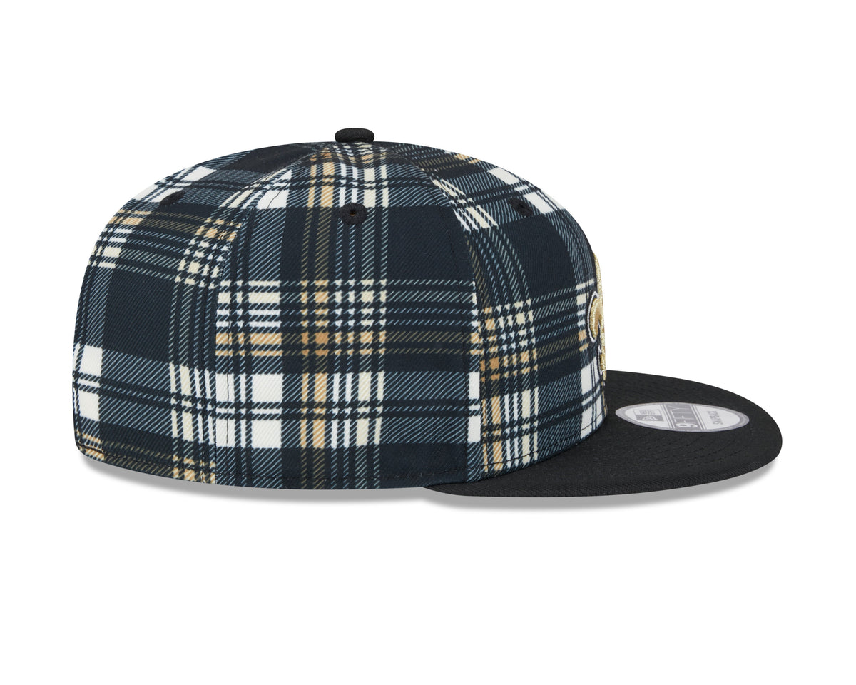 New Orleans Saints NFL New Era Men Black 9Fifty Sideline Snapback product image 5, provided for visual reference and product