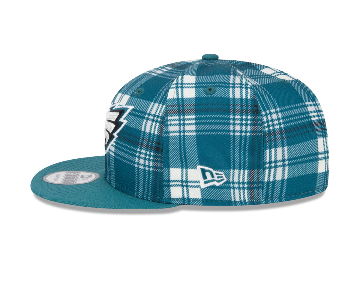 Philadelphia Eagles NFL New Era Men Green 9Fifty Sideline Snapback product image 3, provided for visual reference and
