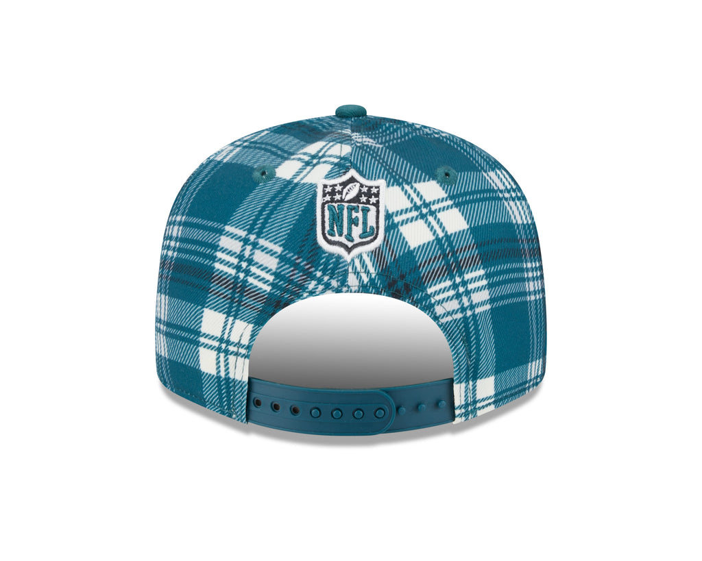 Philadelphia Eagles NFL New Era Men Green 9Fifty Sideline Snapback product image 2, provided for visual reference and