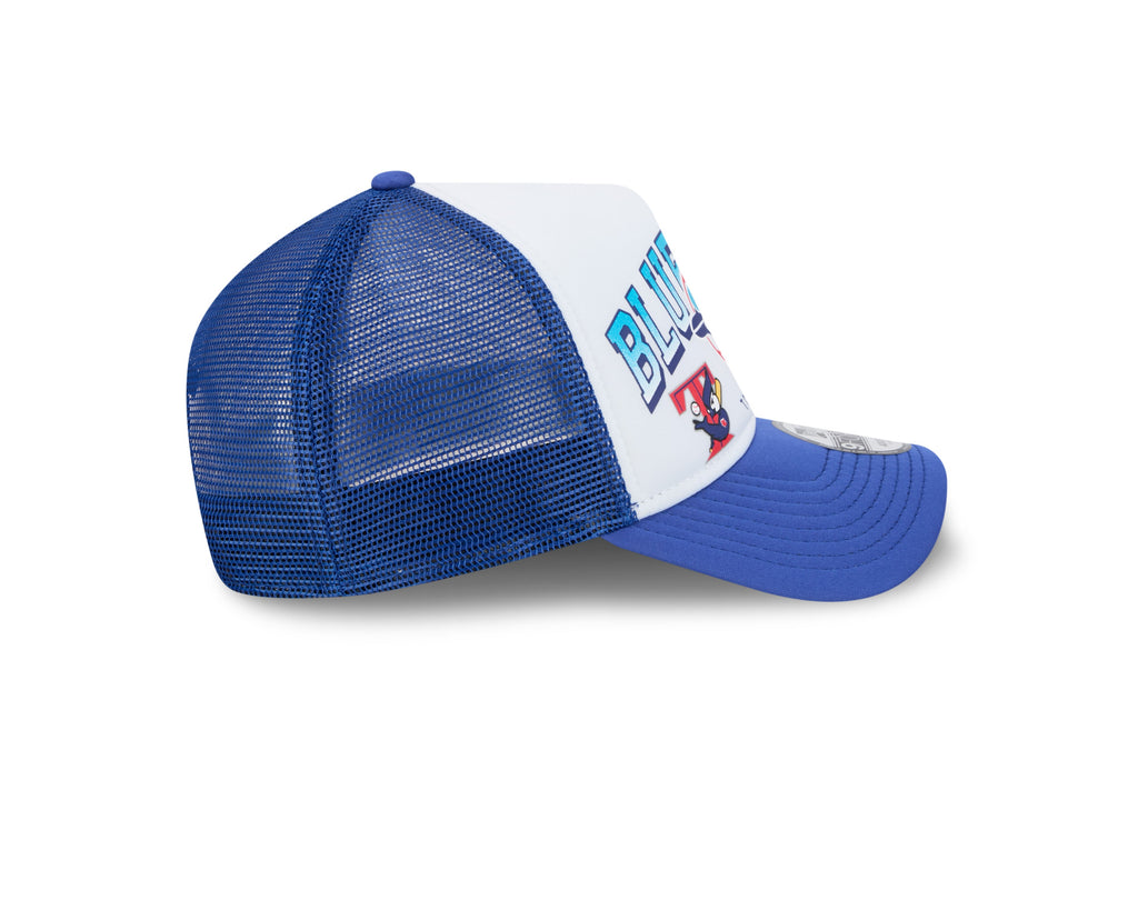 Toronto Blue Jays MLB New Era Men Royal Blue/White 9Forty Retro Wordmark Snapback product image 6, provided for visual