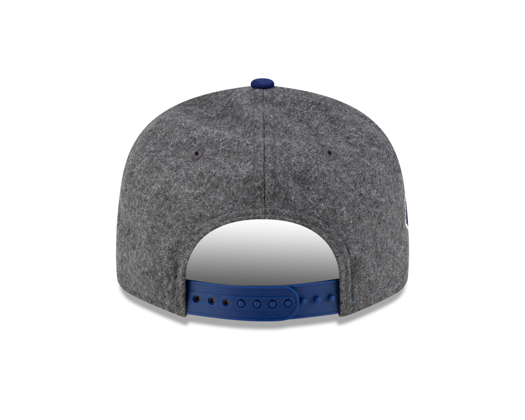 Montreal Royals MiLB New Era Men Grey Melton 9Fifty Vintage Snapback product image 3, provided for visual reference and