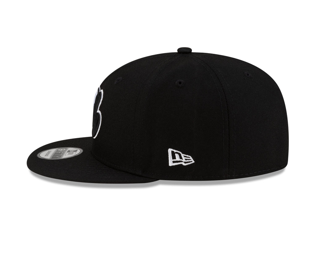 Montreal Expos MLB New Era Men Black/White 9Fifty Cooperstown National League Patch Snapback product image 7, provided for