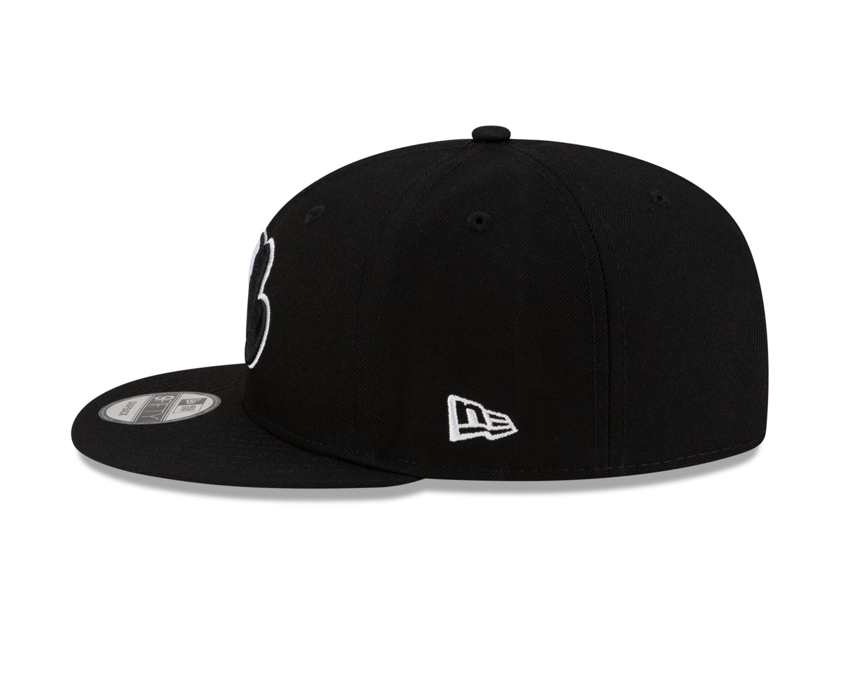 Montreal Expos MLB New Era Men Black/White 9Fifty Cooperstown National League Patch Snapback product image 7, provided for