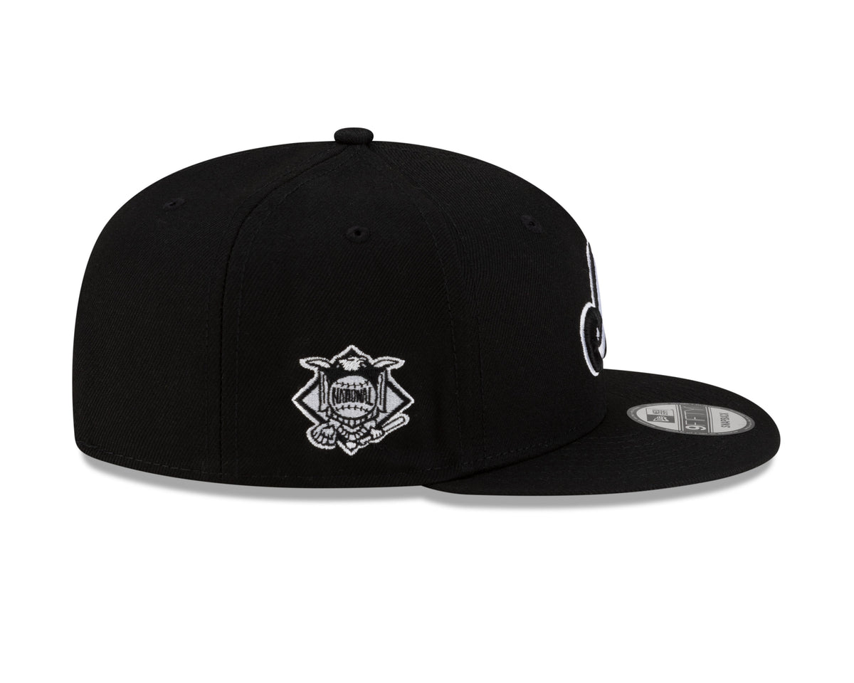 Montreal Expos MLB New Era Men Black/White 9Fifty Cooperstown National League Patch Snapback product image 3, provided for