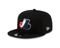 Montreal Expos MLB New Era Men Black 9Fifty Cooperstown Snapback product image 1, provided for visual reference and product