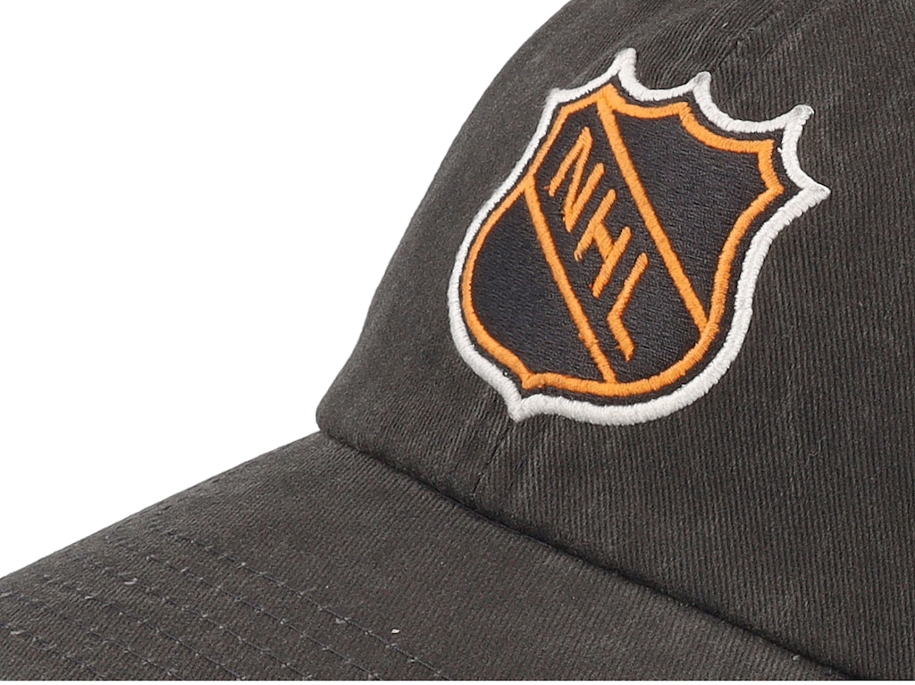 Original Six NHL American Needle Men Grey New Raglan Adjustable Hat product image 3, provided for visual reference and