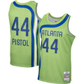 Atlanta Hawks Green "Pistol" Pete Maravich Mitchell & Ness 1970-71 Hardwood Classics Swingman Jersey for Men product image