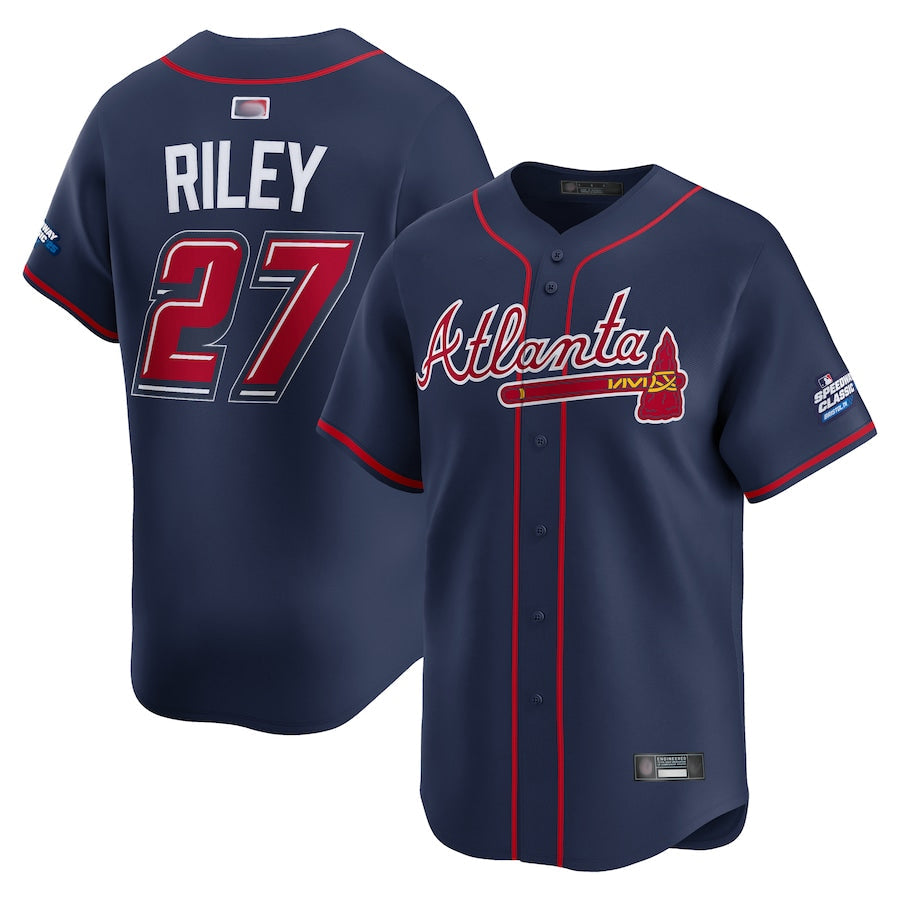 A.Braves #27 Austin Riley Player Speedway Classic Alternate product image 1