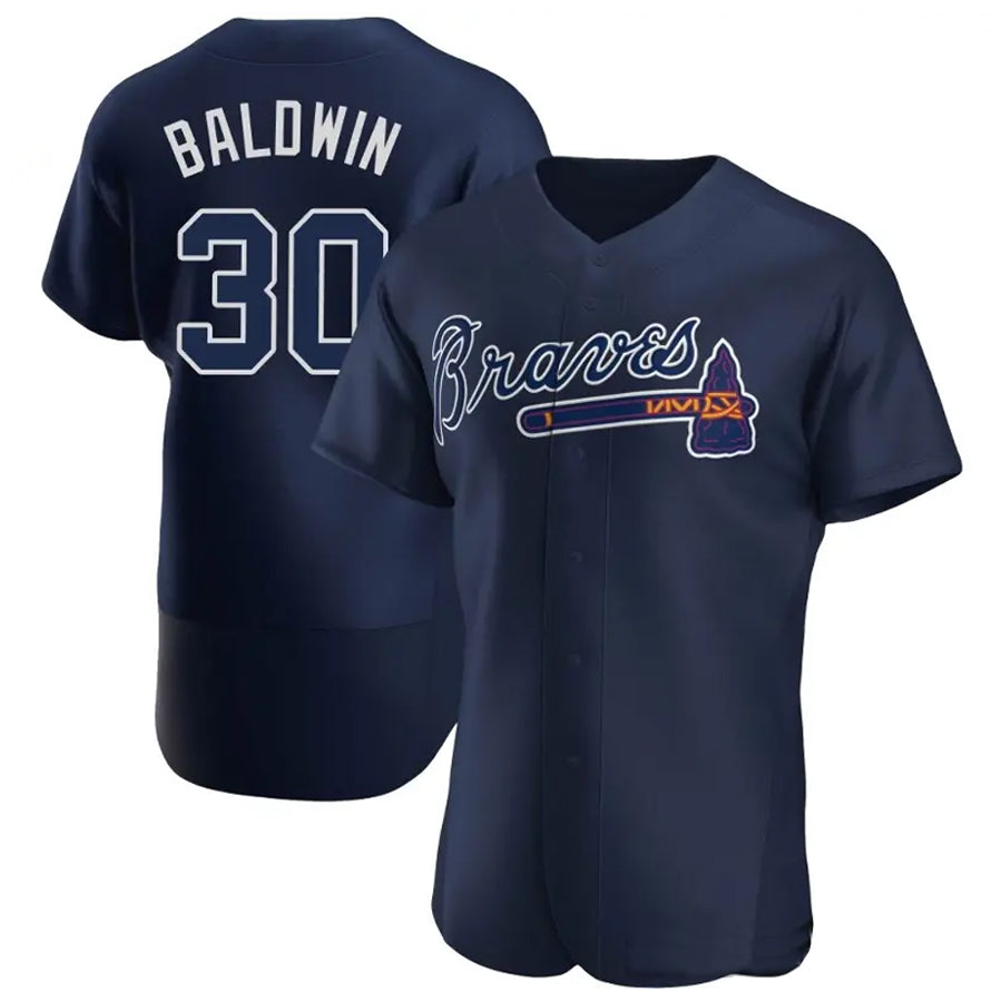 A.Braves #30 Drake Baldwin Player Navy Alternate Limited product image 1