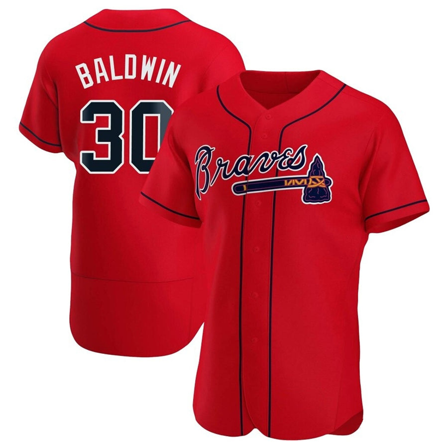 A.Braves #30 Drake Baldwin Player Red Limited Elite Home product image 1