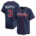 A.Braves #3 Dale Murphy Player Navy Limited Home Baseball product image 1