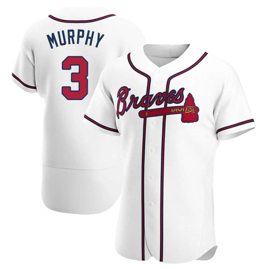 A.Braves #3 Dale Murphy Player White Limited Elite Baseball product image 1
