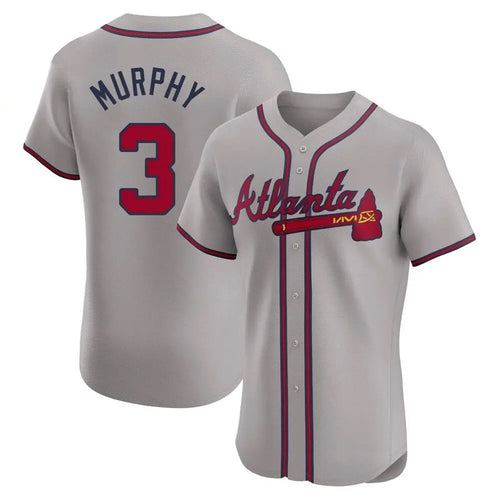 A.Braves #3 Dale Murphy Player White Limited Home Elite product image 1