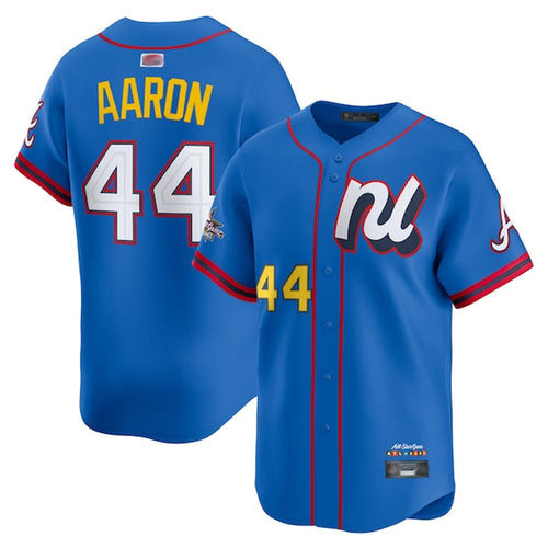 A.Braves #44 Hank Aaron Player Blue All-Star Edition product image 1