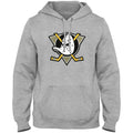 Anaheim Ducks NHL Bulletin Men Athletics Grey Express Twill Logo Hoodie product image 1, provided for visual reference and