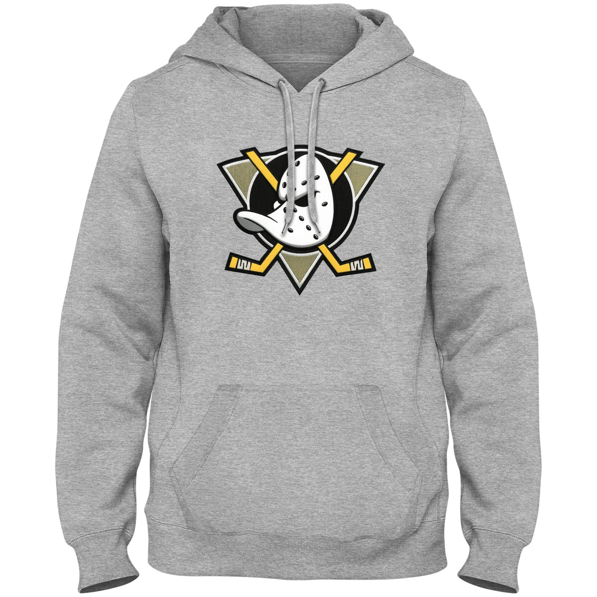 Anaheim Ducks NHL Bulletin Men Athletics Grey Express Twill Logo Hoodie product image 1, provided for visual reference and