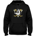 Anaheim Ducks NHL Bulletin Men Black Express Twill Logo Hoodie product image 1, provided for visual reference and product