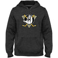 Anaheim Ducks NHL Bulletin Men Charcoal Express Twill Logo Hoodie product image 1, provided for visual reference and product