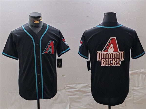 A.Diamondbacks Black Team Big Logo Cool Base Stitched product image 1